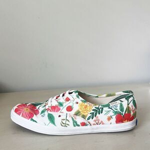 Keds x Rifle Paper Co Champions Botanical Garden Party Canvas Lace Sneakers 6.5